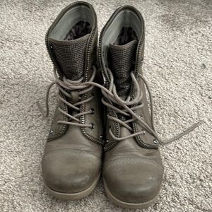 Guess Grey Combat Boot